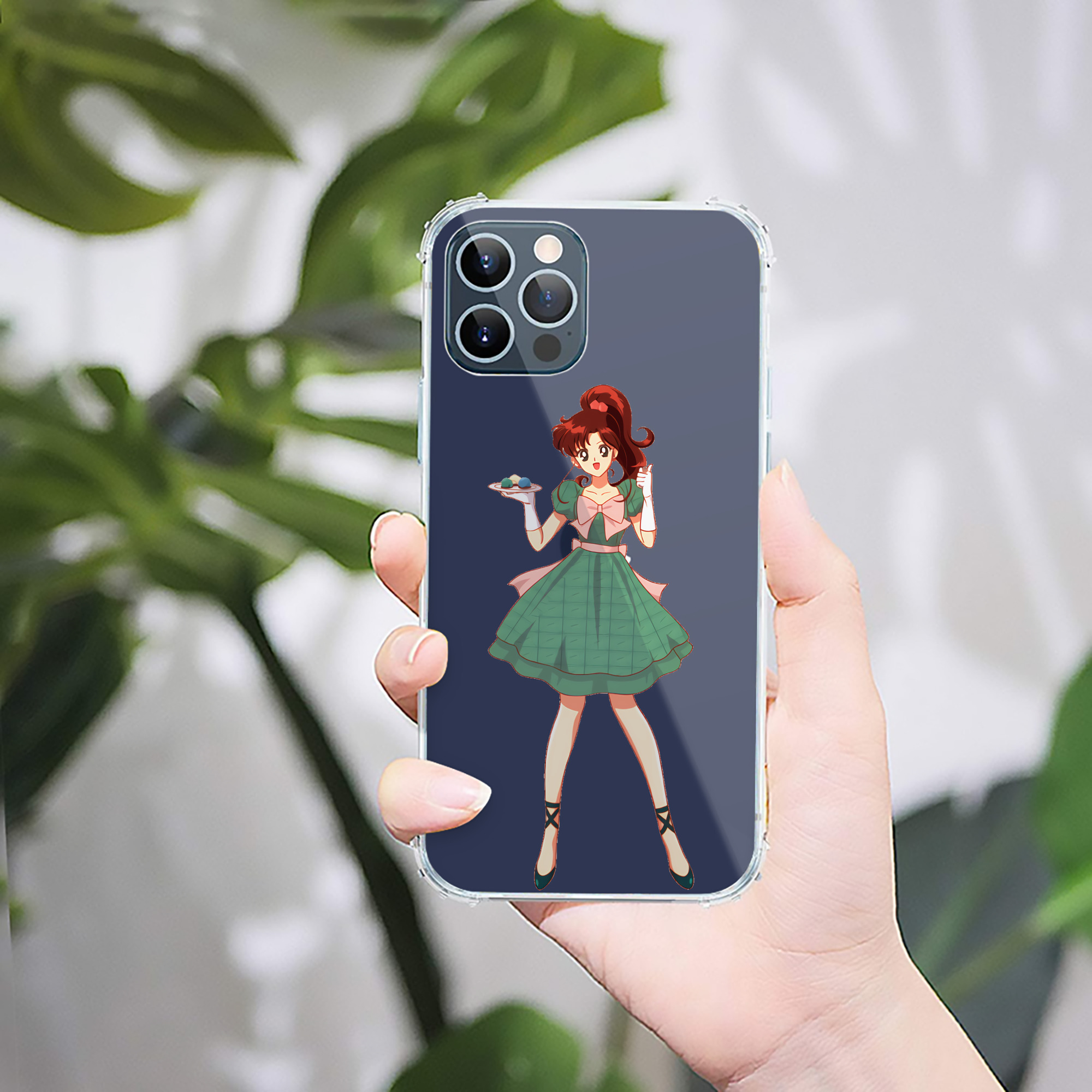 （画像用） 美少女戦士セーラームーン 木野 まこと きの まこと Sailor Moon Kino Makoto （セーラージュピター；Sailor Jupiter） 【iPhone 12シリーズ対応】透明スマホケース（クリアソフトケース）